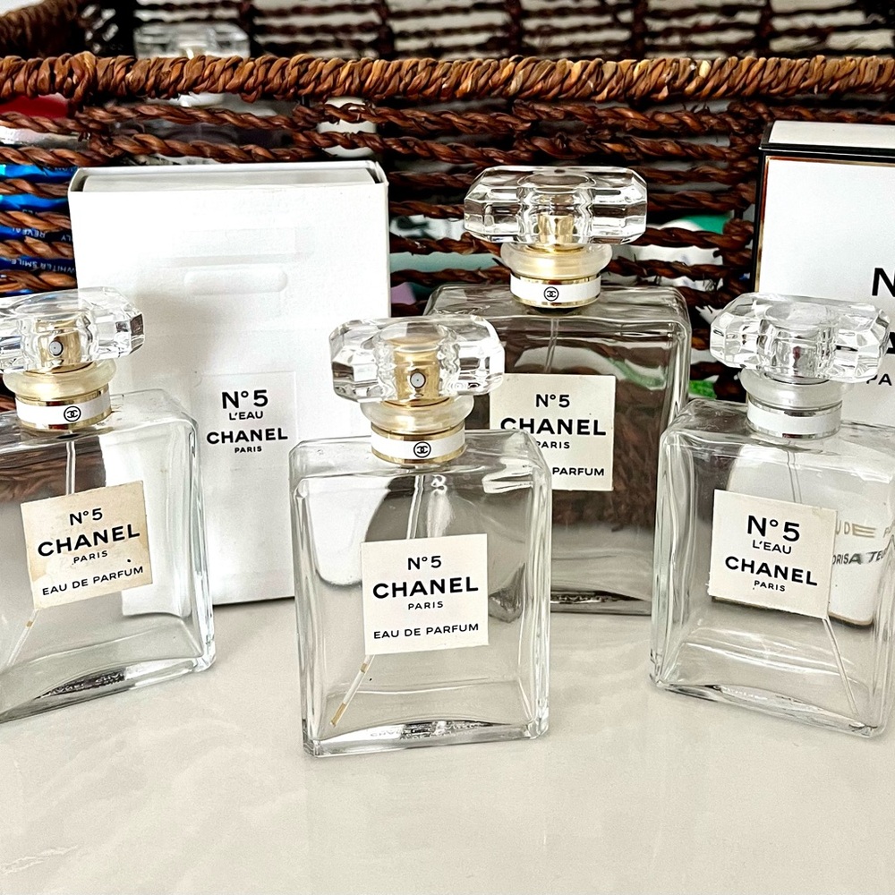 Chanel N°5  Empty Bottles Bundle